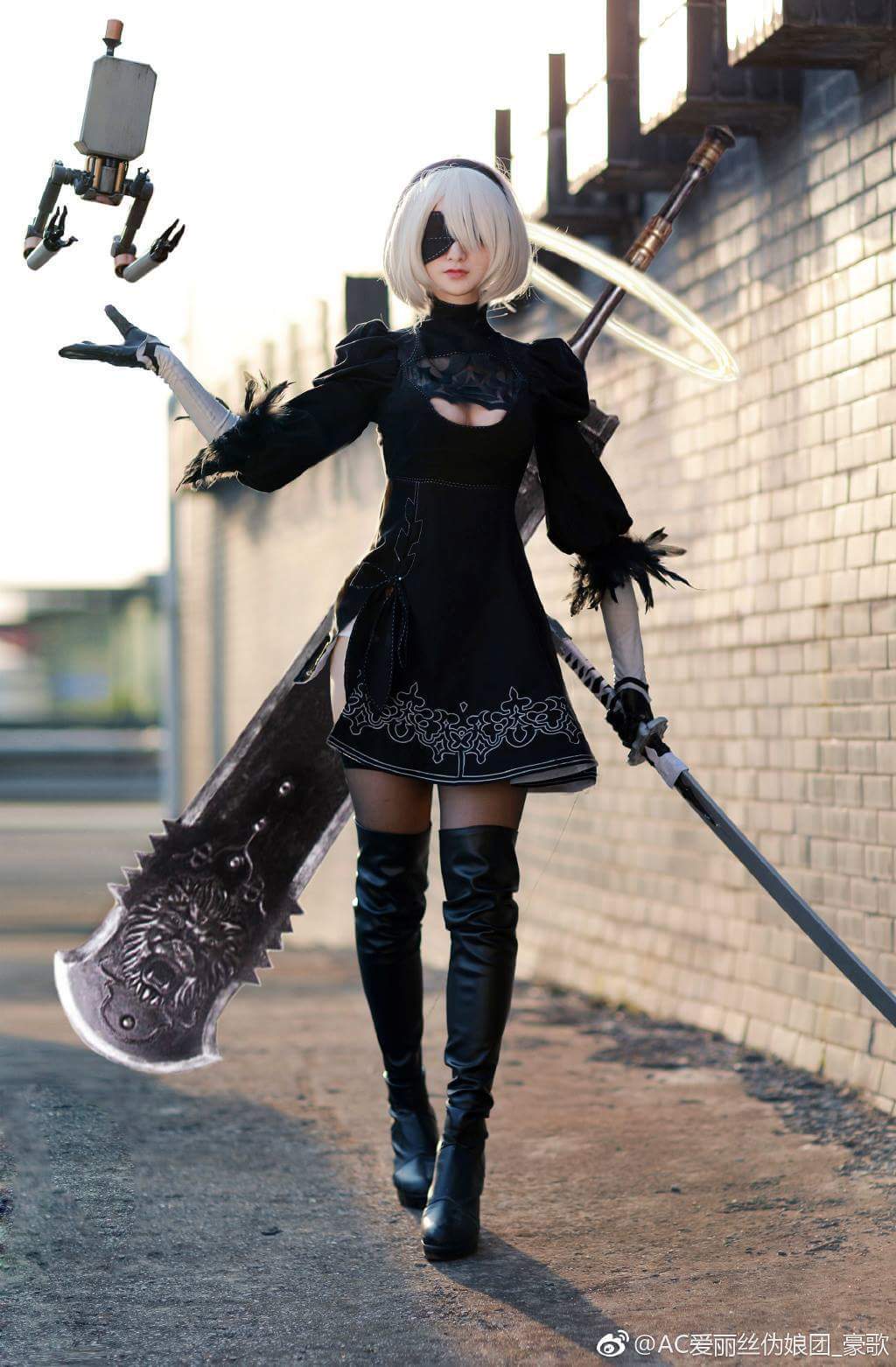 Косплей дня: 2B из Nier: Automata (с подвохом). - Изображение 5 Косплей дня: 2B из Nier: Automata (с подвохом). - Изображение 5