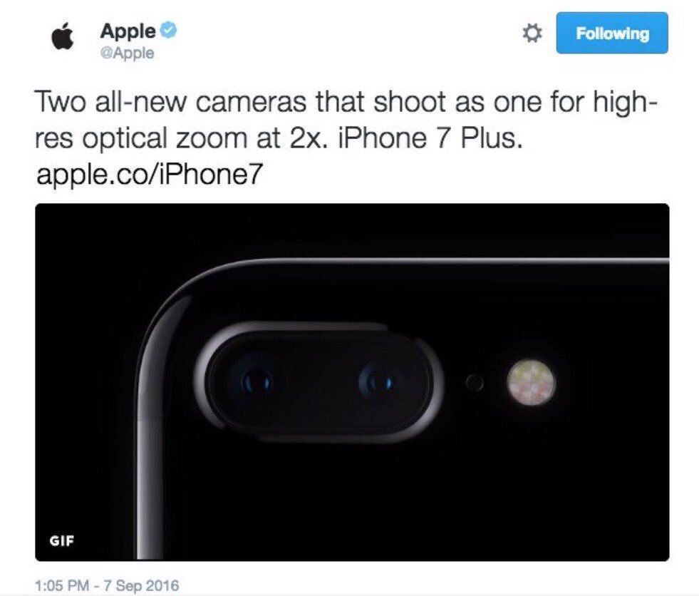Apple анонсировала iPhone 7 раньше времени, а потом удалила твит. - Изображение 2 Apple анонсировала iPhone 7 раньше времени, а потом удалила твит. - Изображение 2