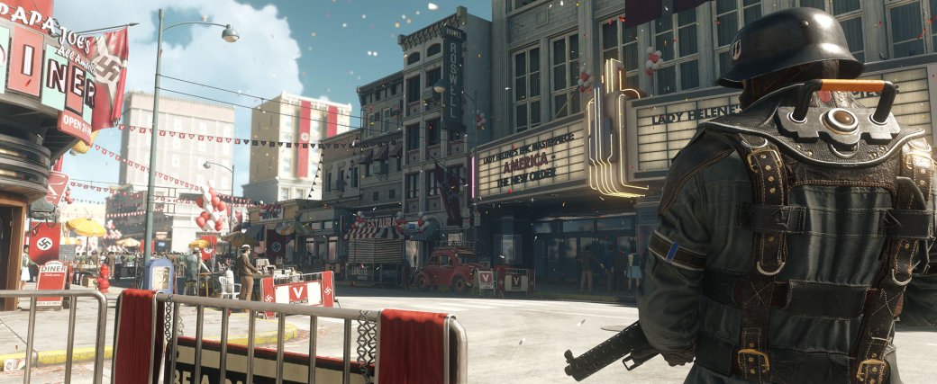 30 главных игр 2017 года. Wolfenstein 2: The New Colossus — Тарантино бы одобрил. - Изображение 3 30 главных игр 2017 года. Wolfenstein 2: The New Colossus — Тарантино бы одобрил. - Изображение 3